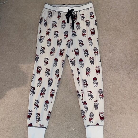 🌸HP🌸 PJ Salvage Holiday French Bulldog Lounge Joggers/Pants! - Picture 8 of 11